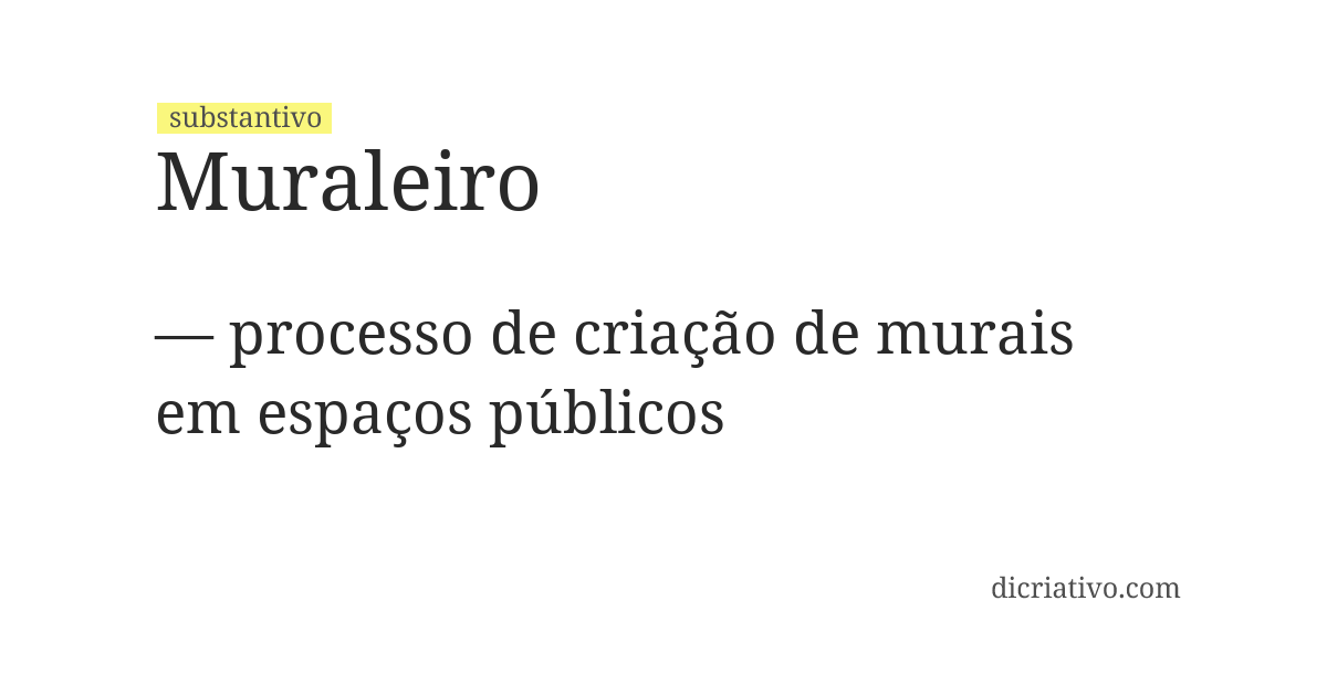 Significado de muraleiro