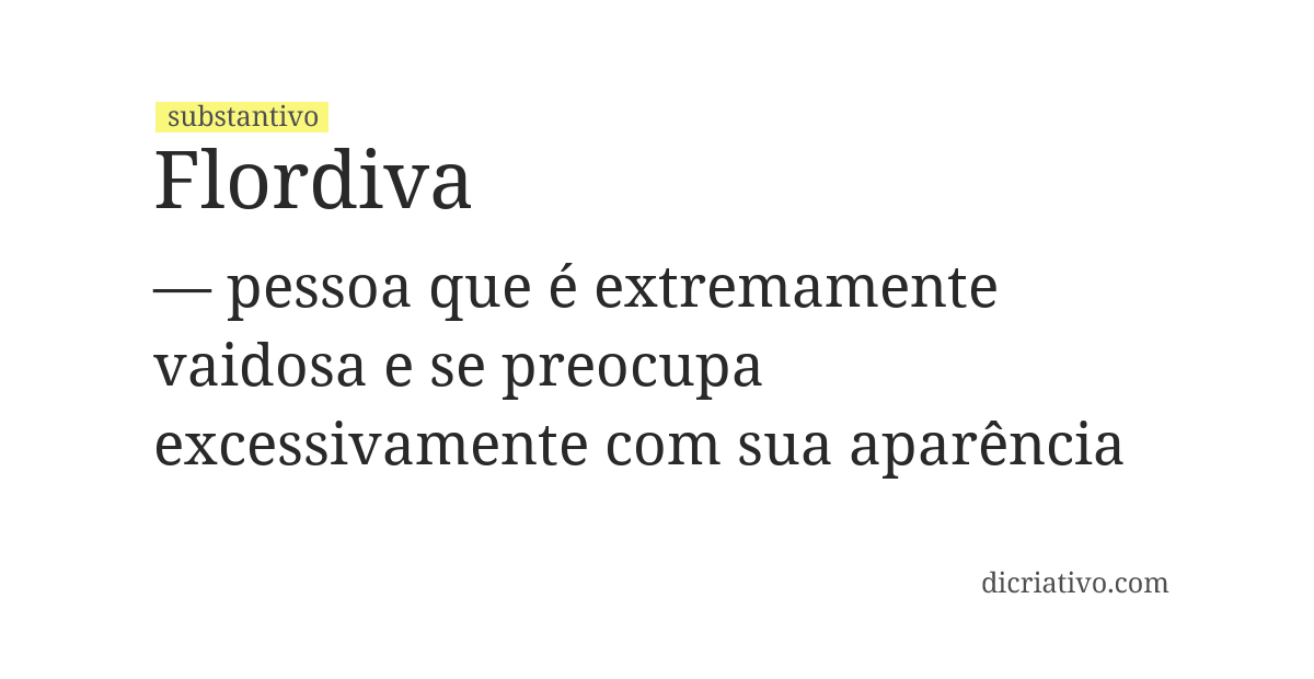 Significado de flordiva