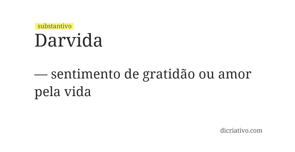 Significado de darvida