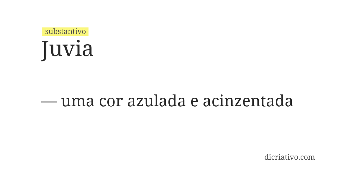 Significado de juvia