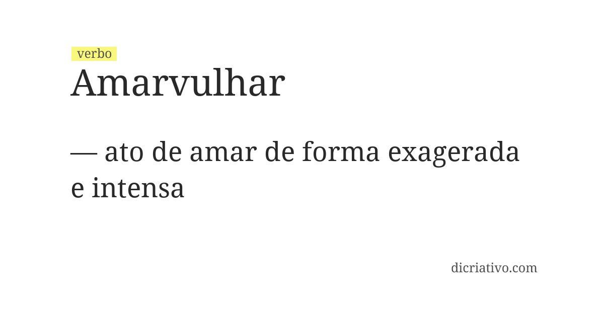 Significado de amarvulhar
