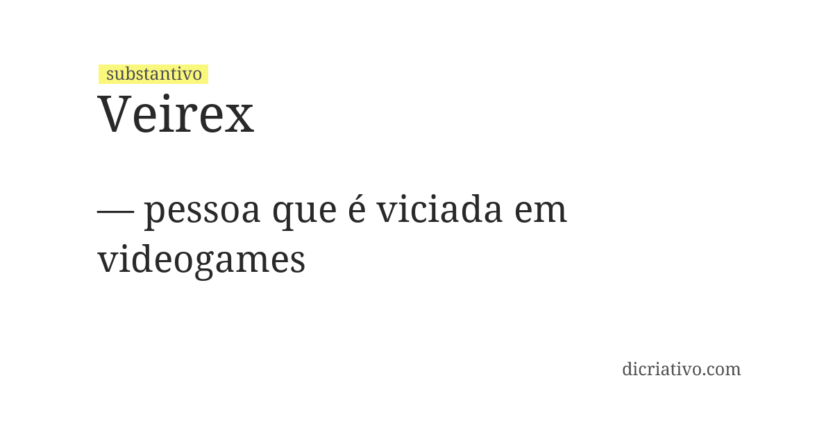 Significado de veirex