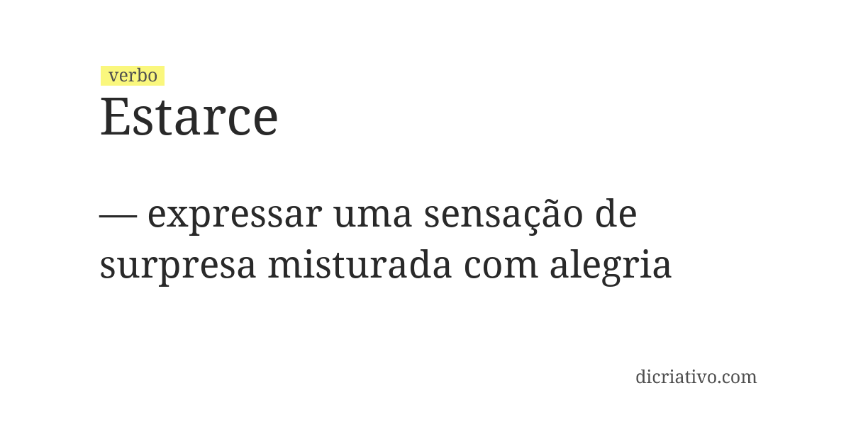 Significado de estarce