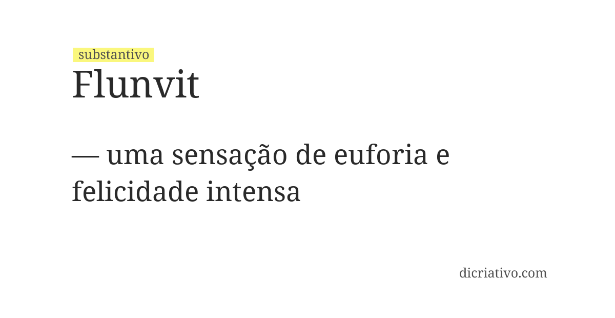 Significado de flunvit