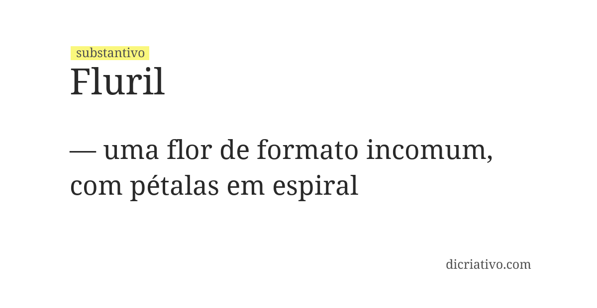 Significado de fluril