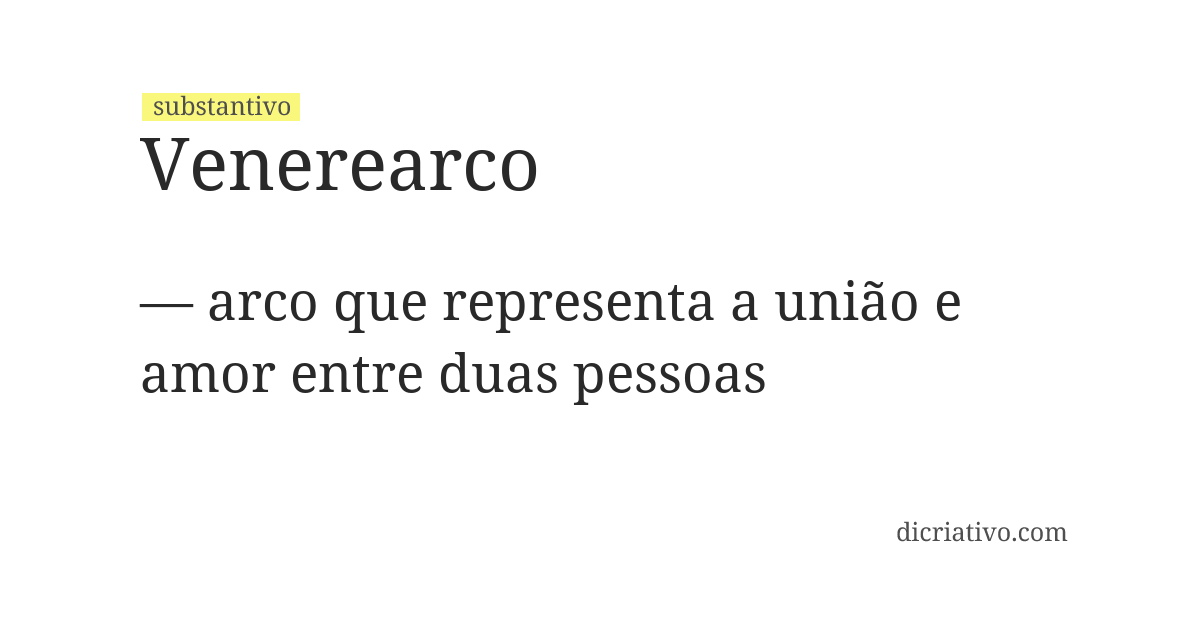 Significado de venerearco