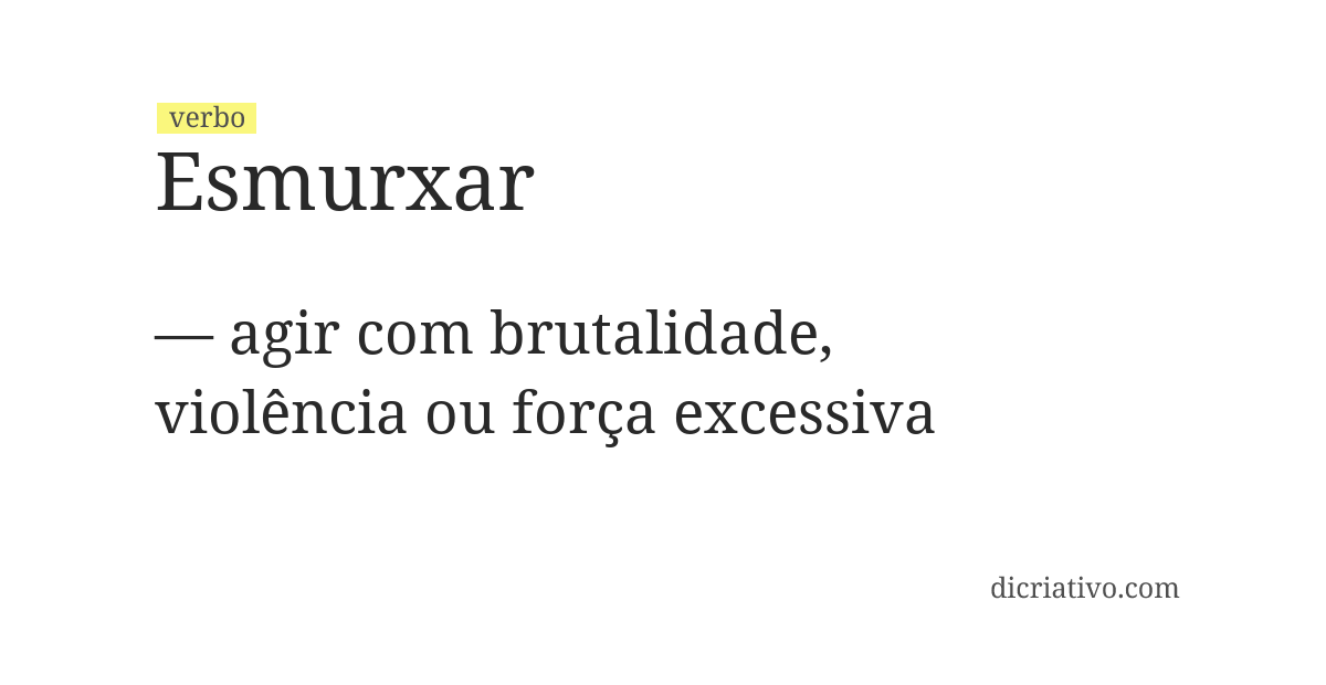 Significado de esmurxar