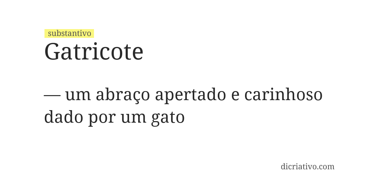 Significado de gatricote