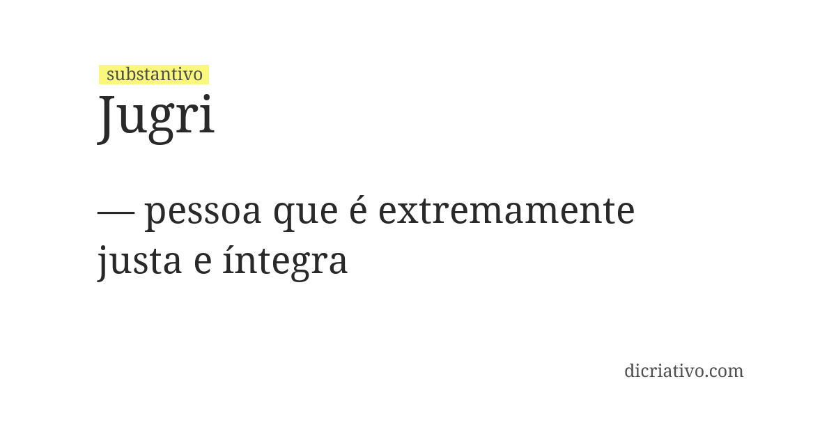 Significado de jugri