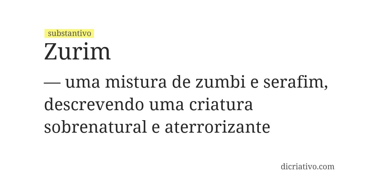 Significado de zurim