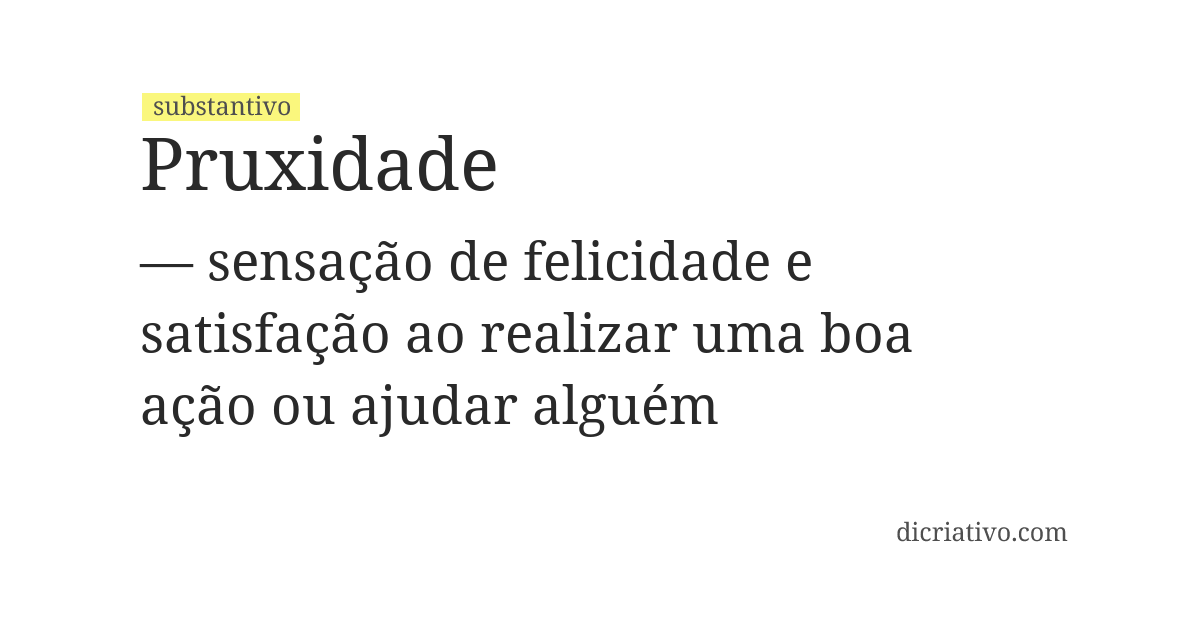 Significado de pruxidade