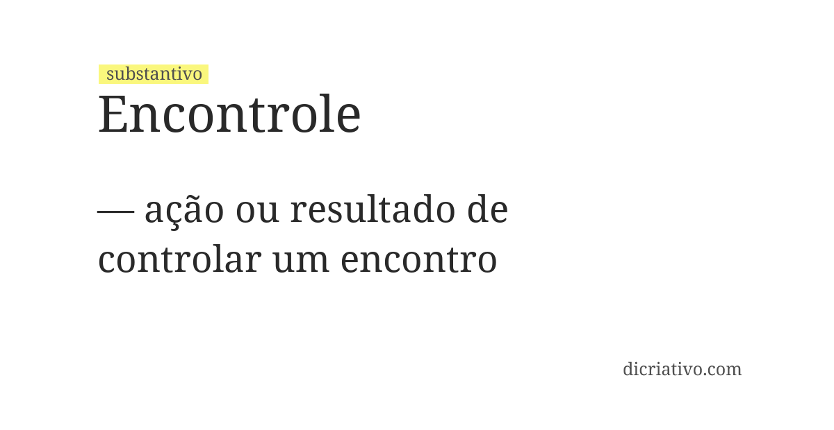 Significado de encontrole