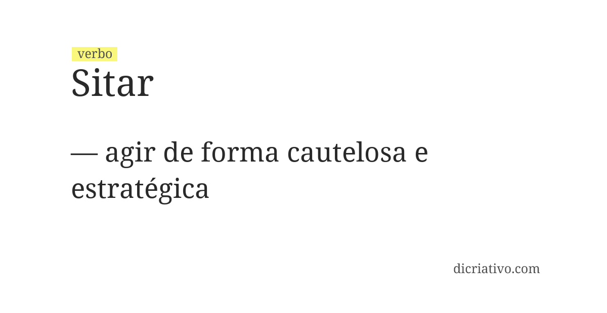 Significado de sitar