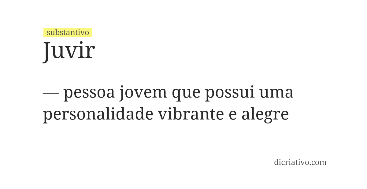 Significado de juvir