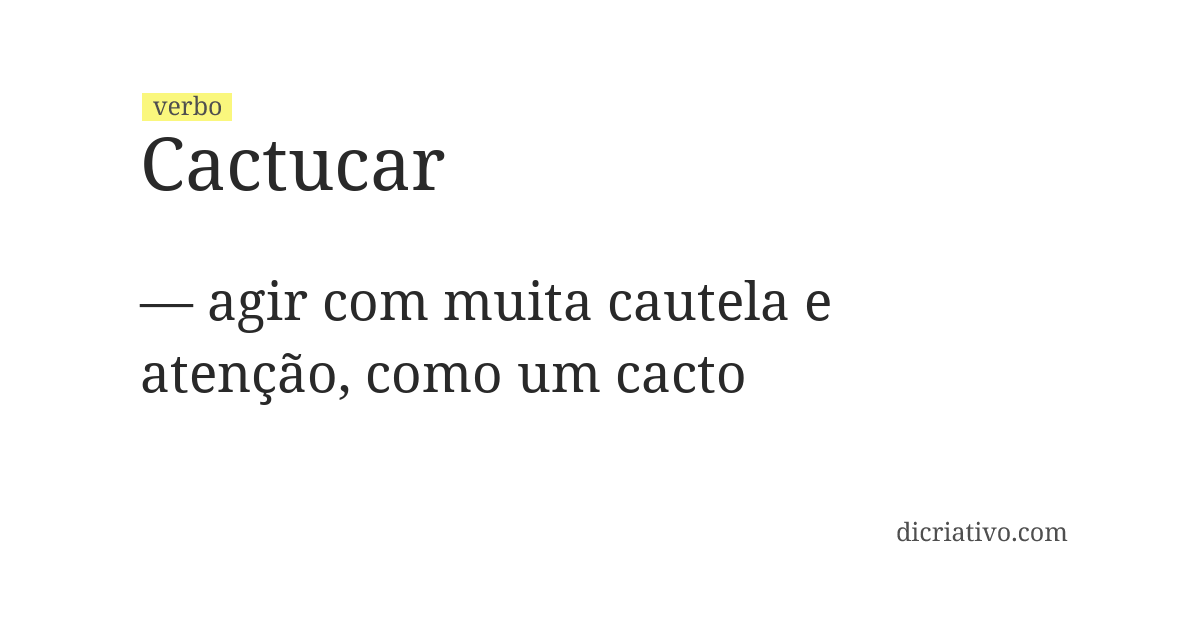 Significado de cactucar