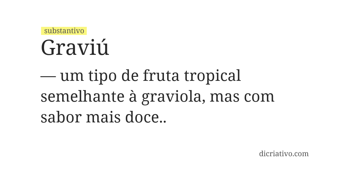 Significado de graviú
