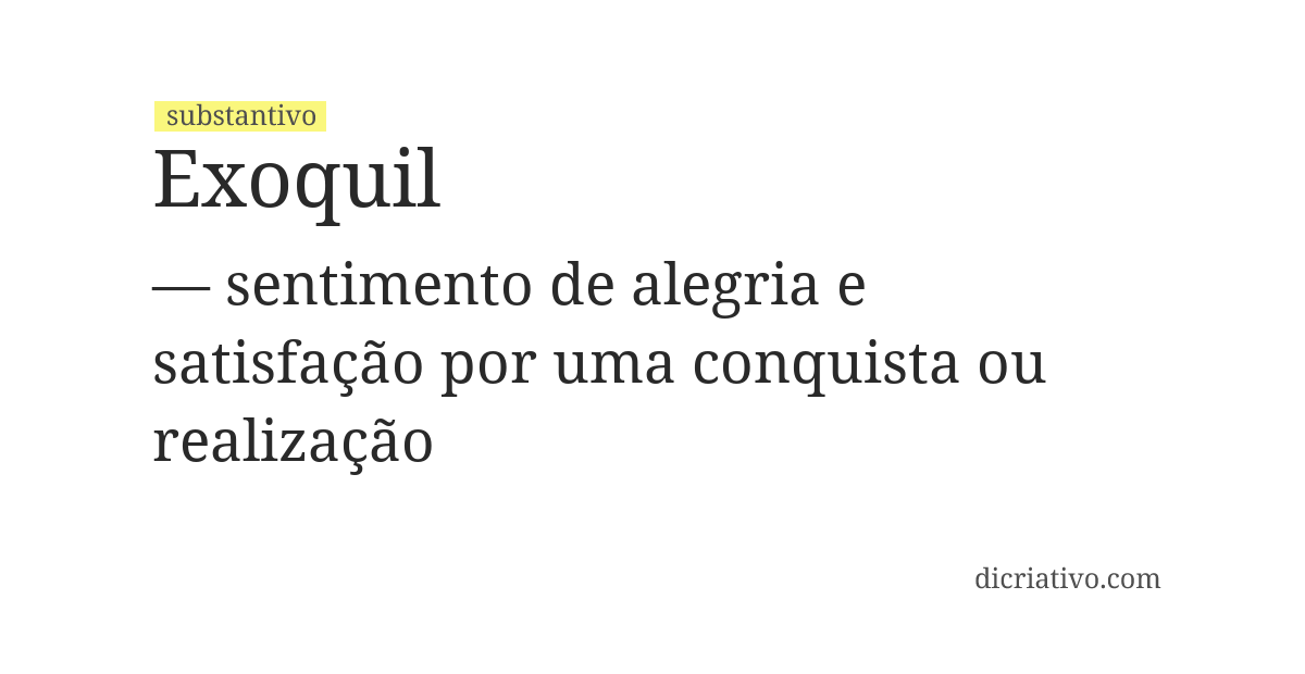 Significado de exoquil
