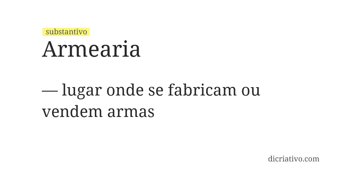 Significado de armearia