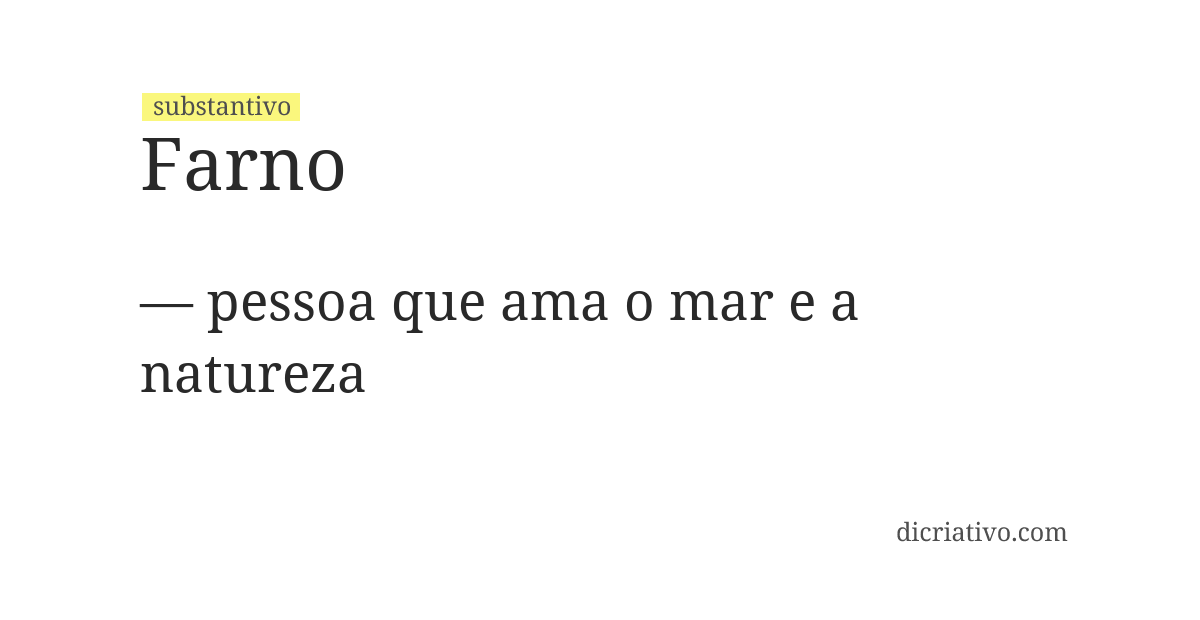Significado de farno