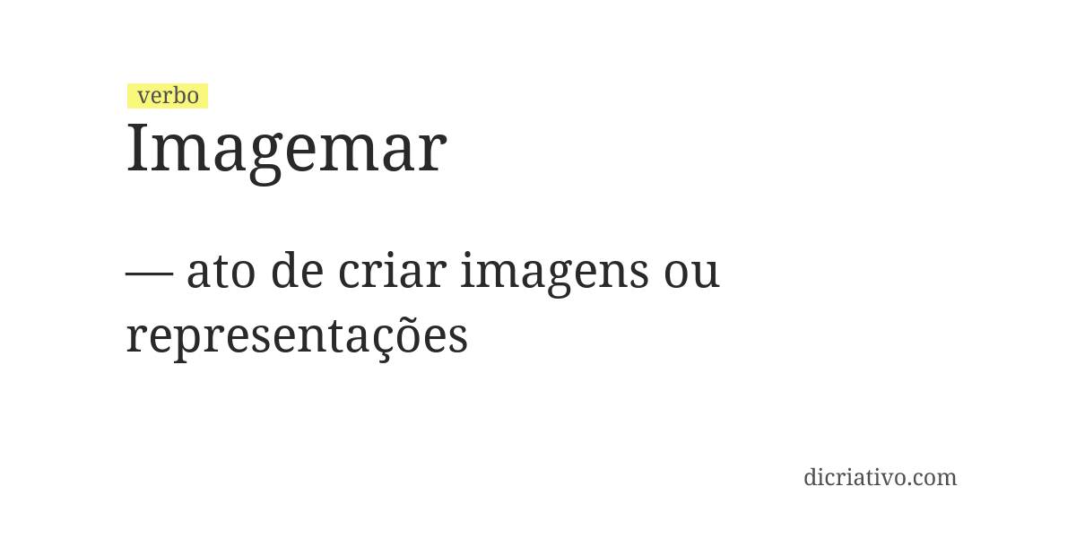 Significado de imagemar