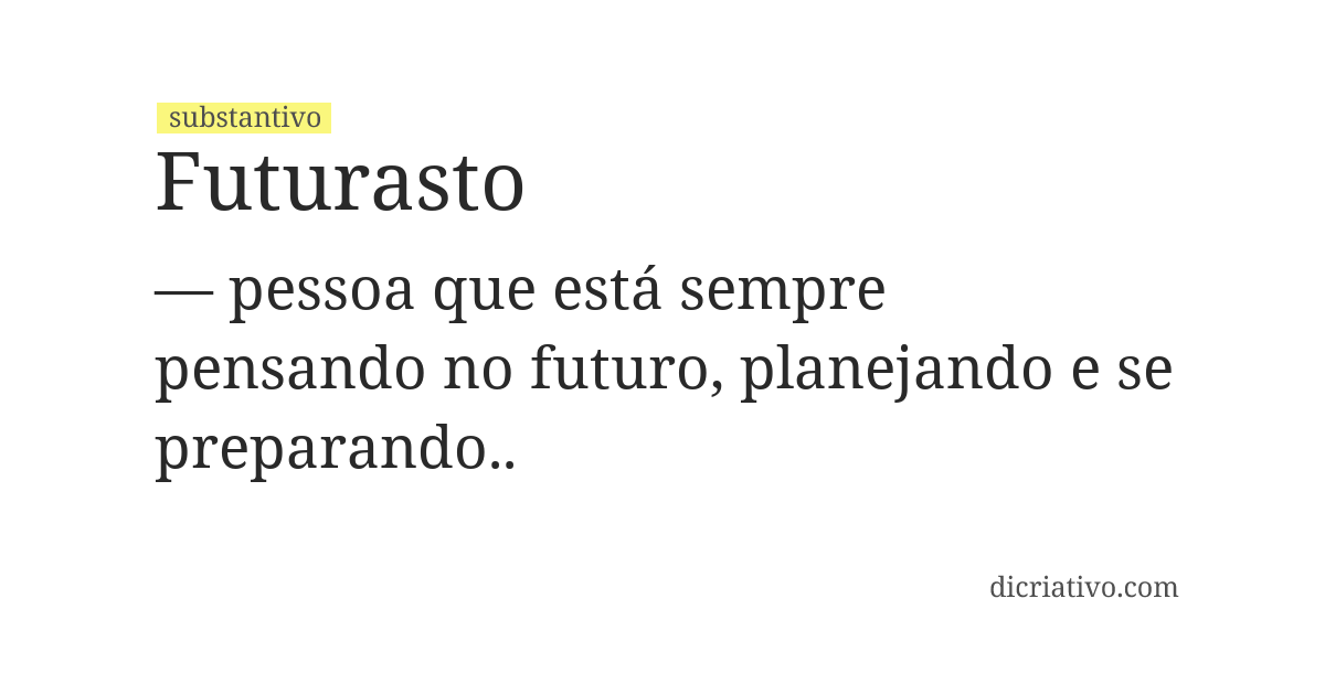 Significado de futurasto