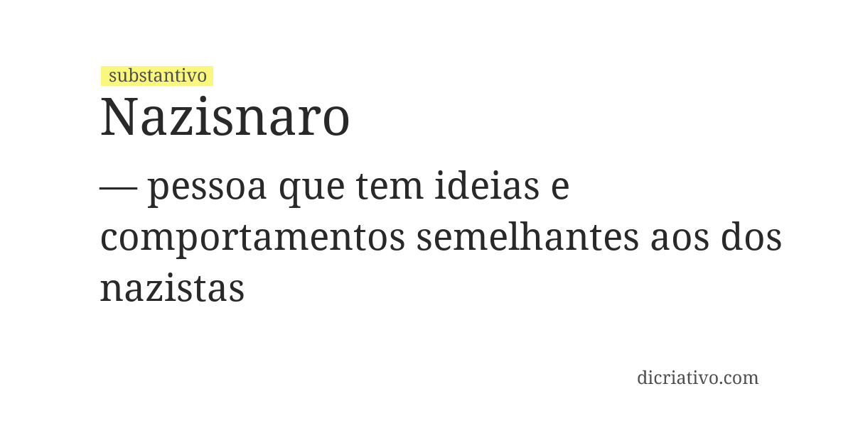 Significado de nazisnaro