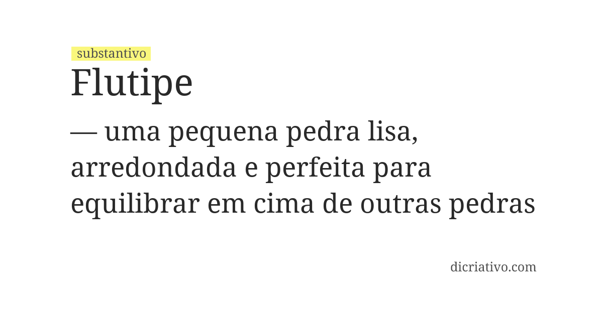 Significado de flutipe