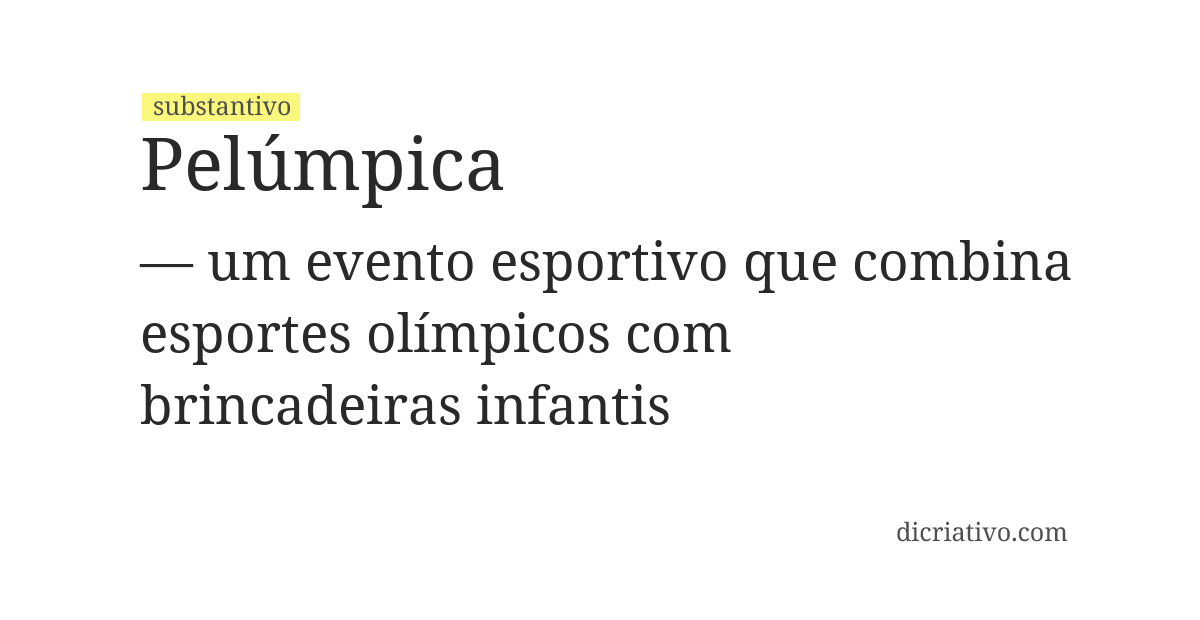 Significado de pelúmpica