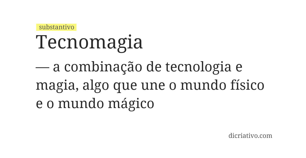 Significado de tecnomagia