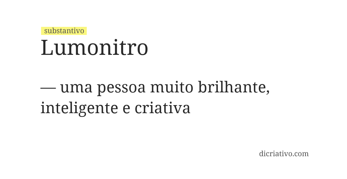 Significado de lumonitro