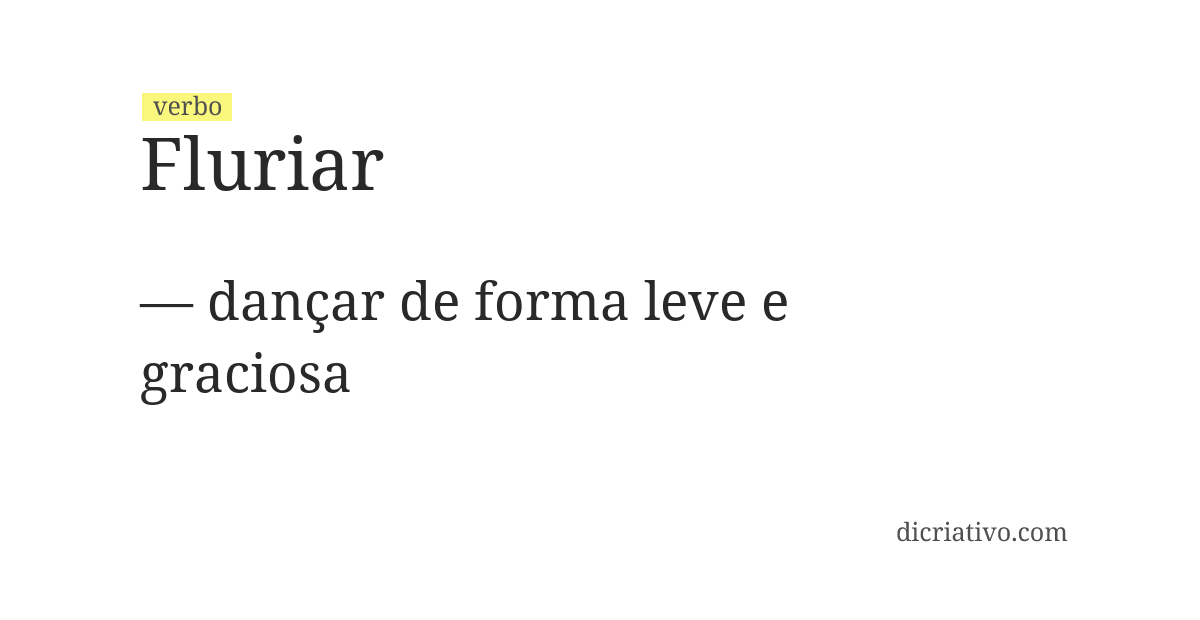 Significado de fluriar
