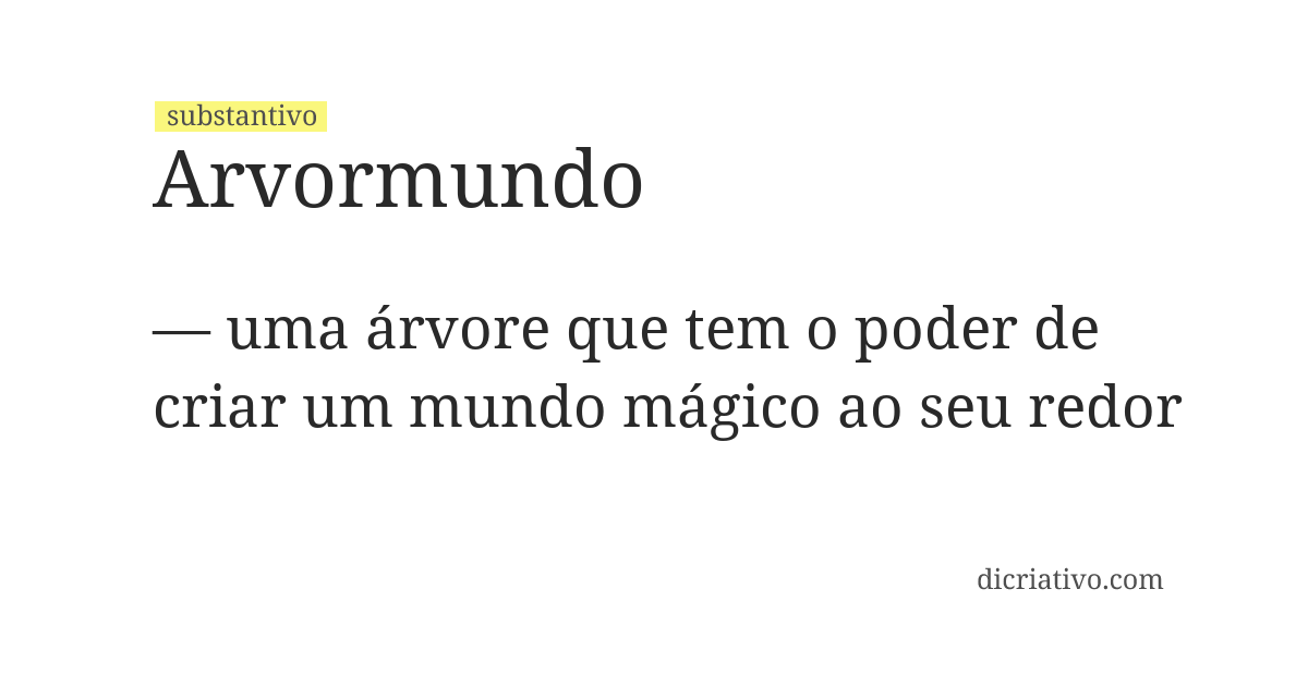 Significado de arvormundo