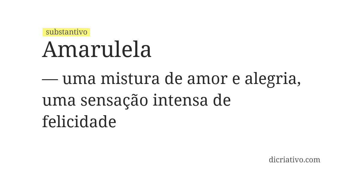 Significado de amarulela