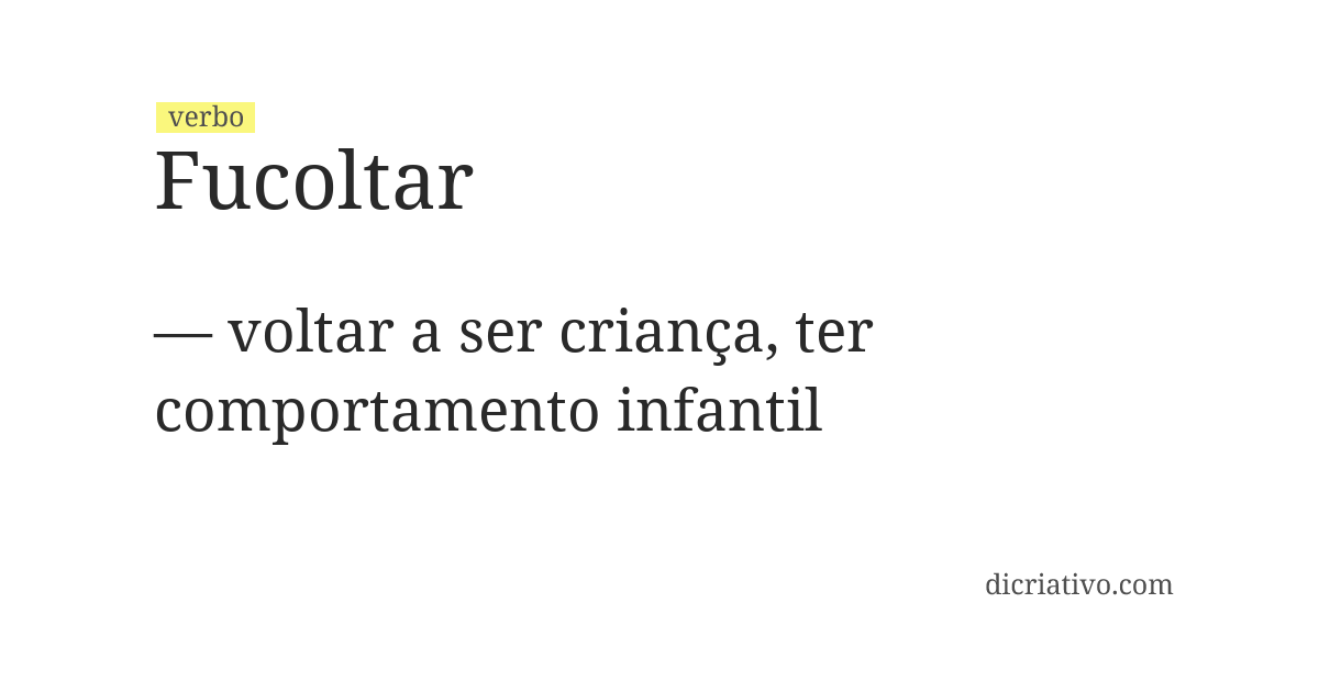 Significado de fucoltar