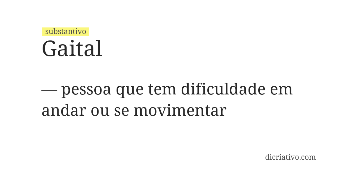 Significado de gaital