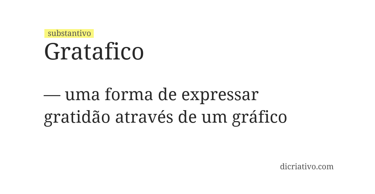 Significado de gratafico