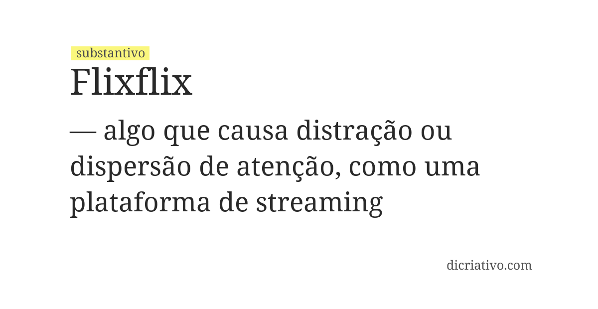 Significado de flixflix