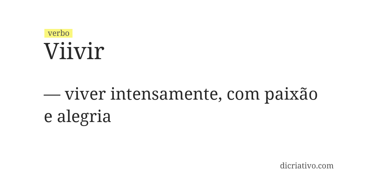 Significado de viivir