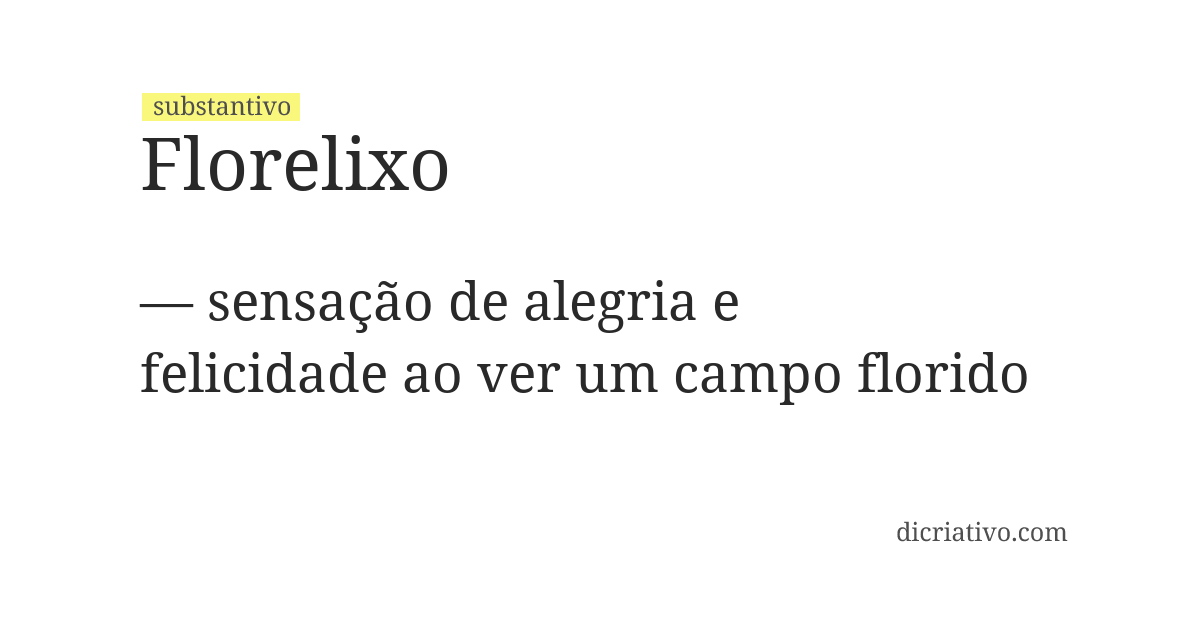 Significado de florelixo