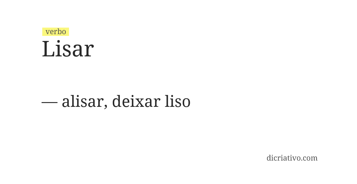 Significado de lisar