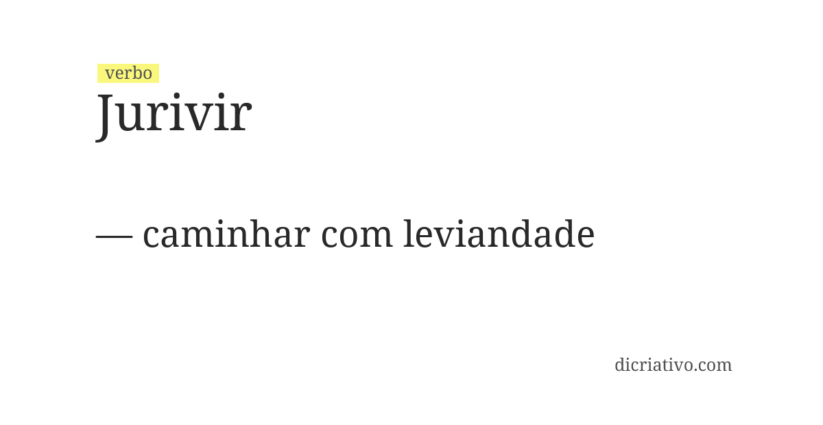 Significado de jurivir