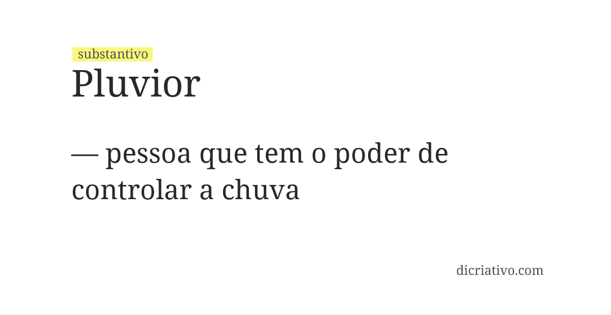 Significado de pluvior