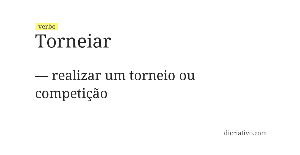 Significado de torneiar