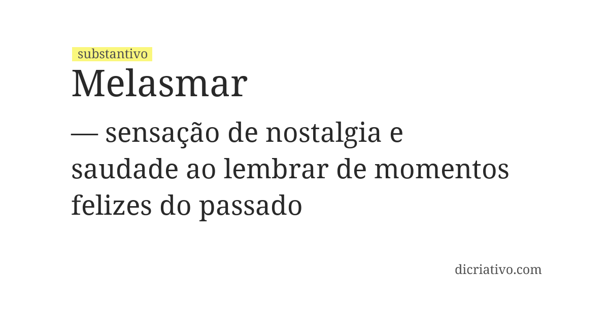 Significado de melasmar