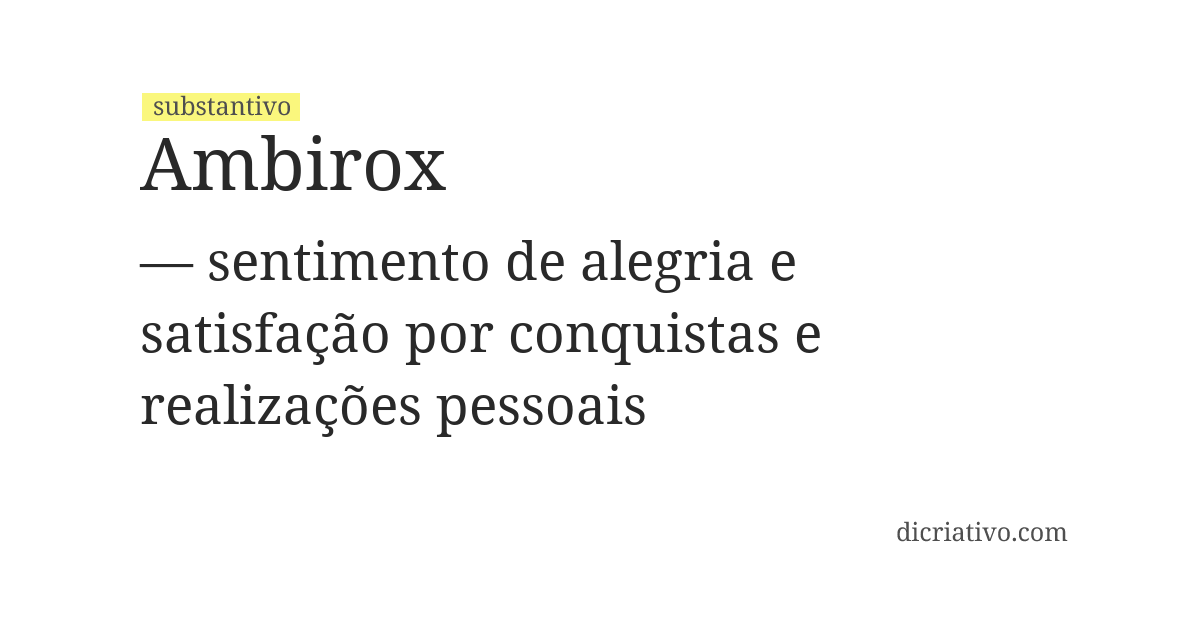 Significado de ambirox