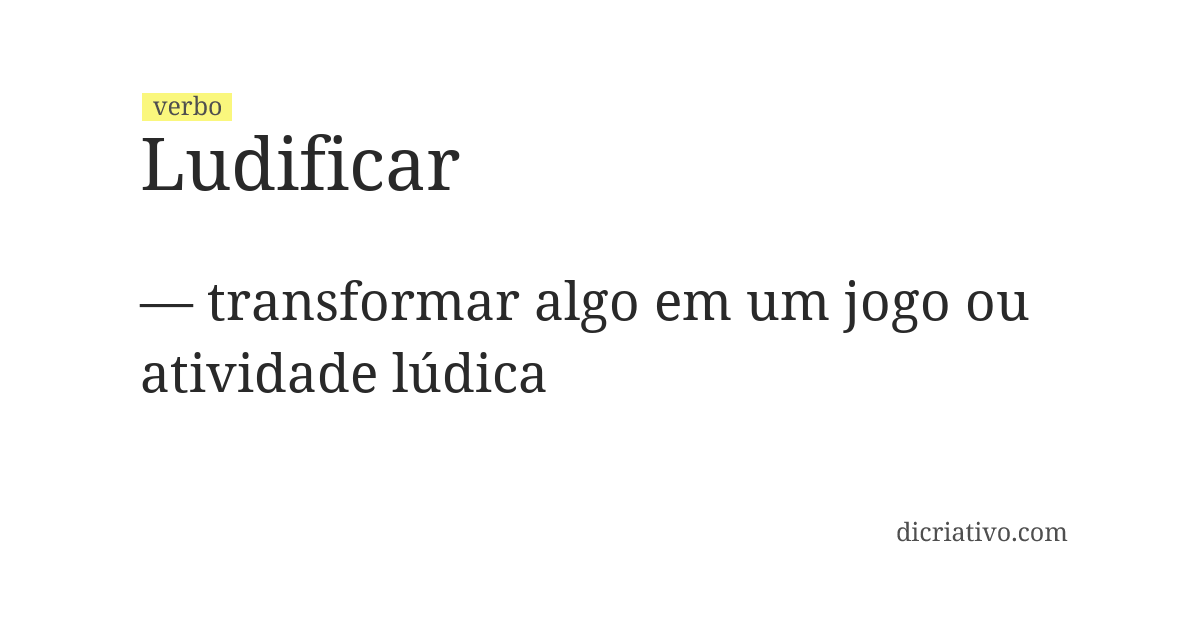 Significado de ludificar