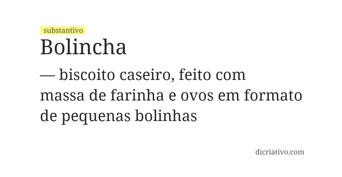 Significado de bolincha