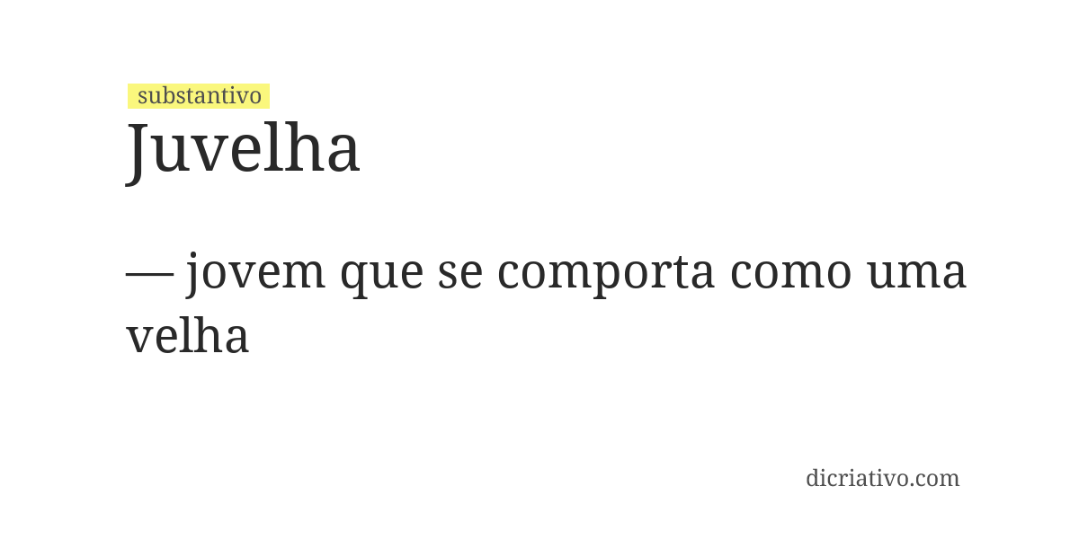 Significado de juvelha