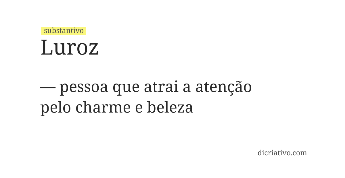 Significado de luroz