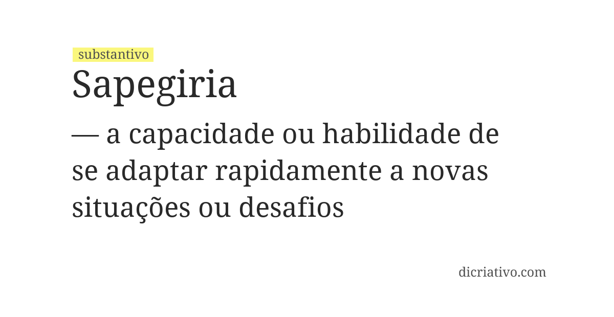 Significado de sapegiria